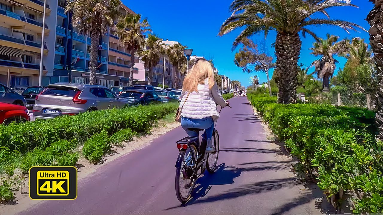 CANET EN ROUSSILLON, FRANCE - SUMMER 2024 WALKING TOUR 4K