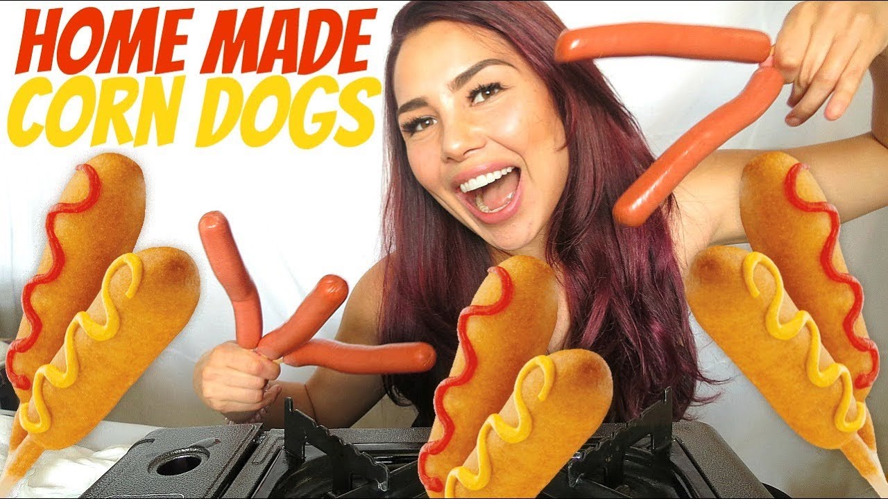 How to make Corn Dogs 먹방 Mukbang