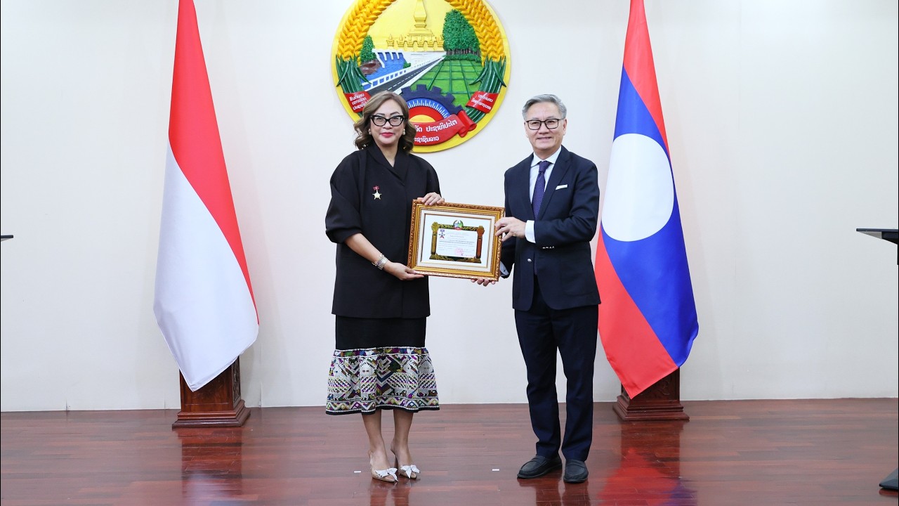 Ambassador Grata paid a farewell call on Minister of Foreign Affairs of the Lao PDR
