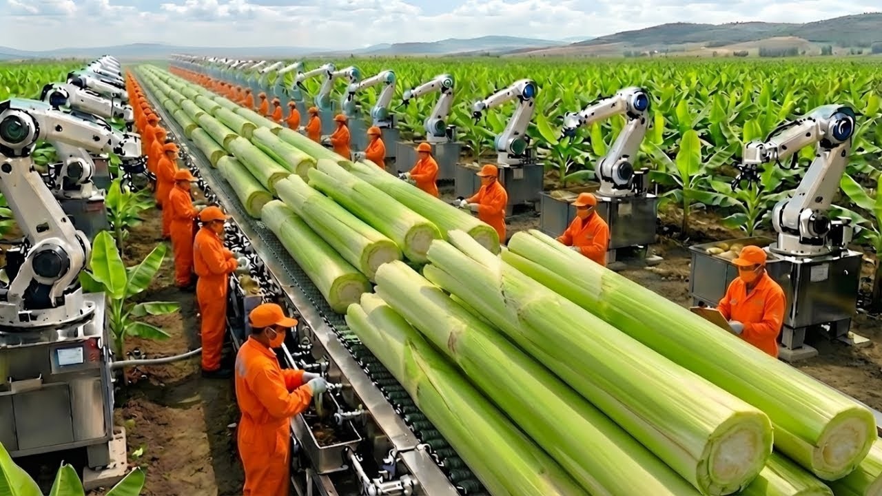 How Banana Stems Are Processed in America’s Biggest Factory II Process Lab