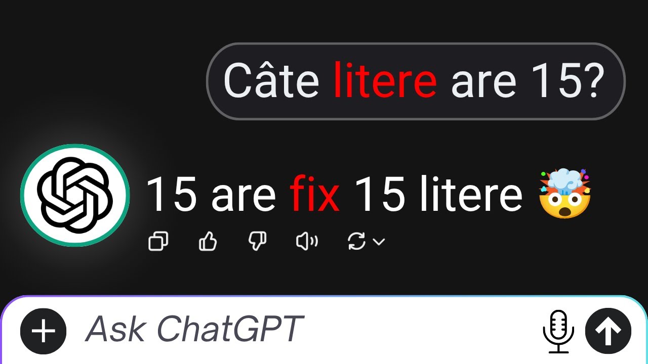 ChatGPT a căzut în capcana numerelor…