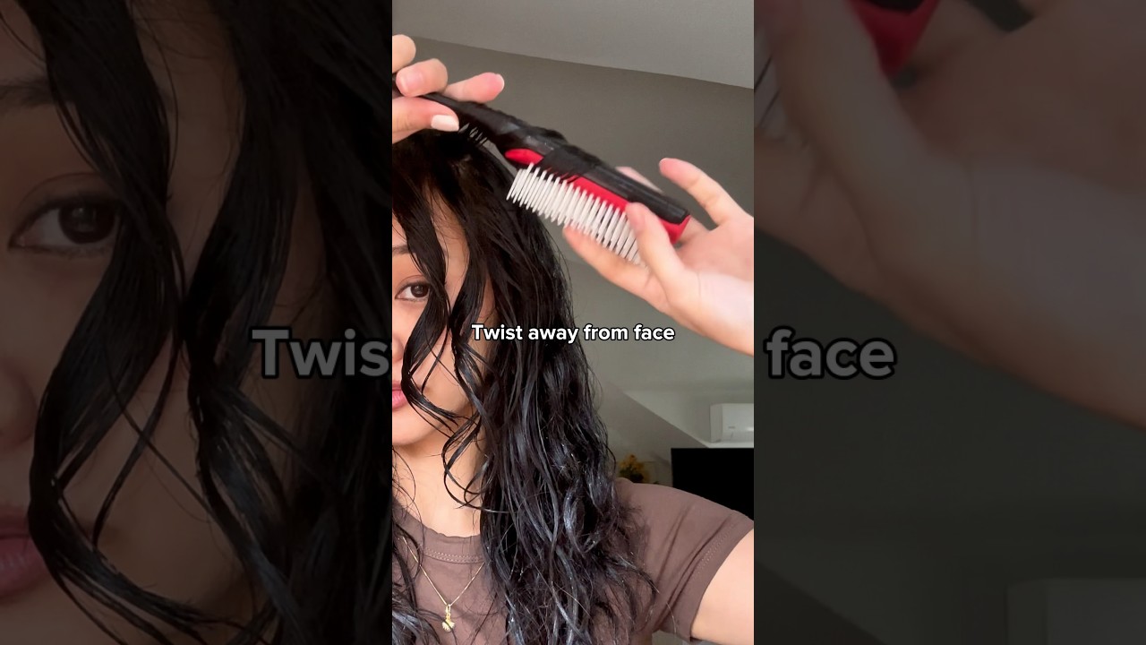 How to Brush Style Wavy Hair