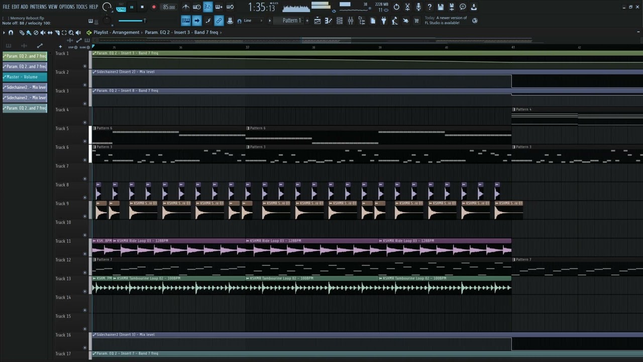 VØJ, Narvent - Memory Reboot Remake in Fl Studio 90% accuracy
