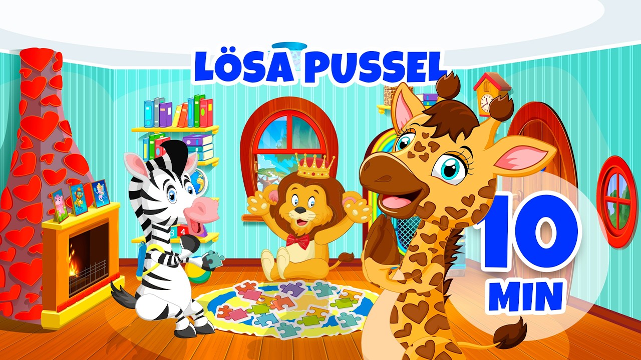 Lös pussel - 10 min Giramille | Barnvisor och sånger för barn