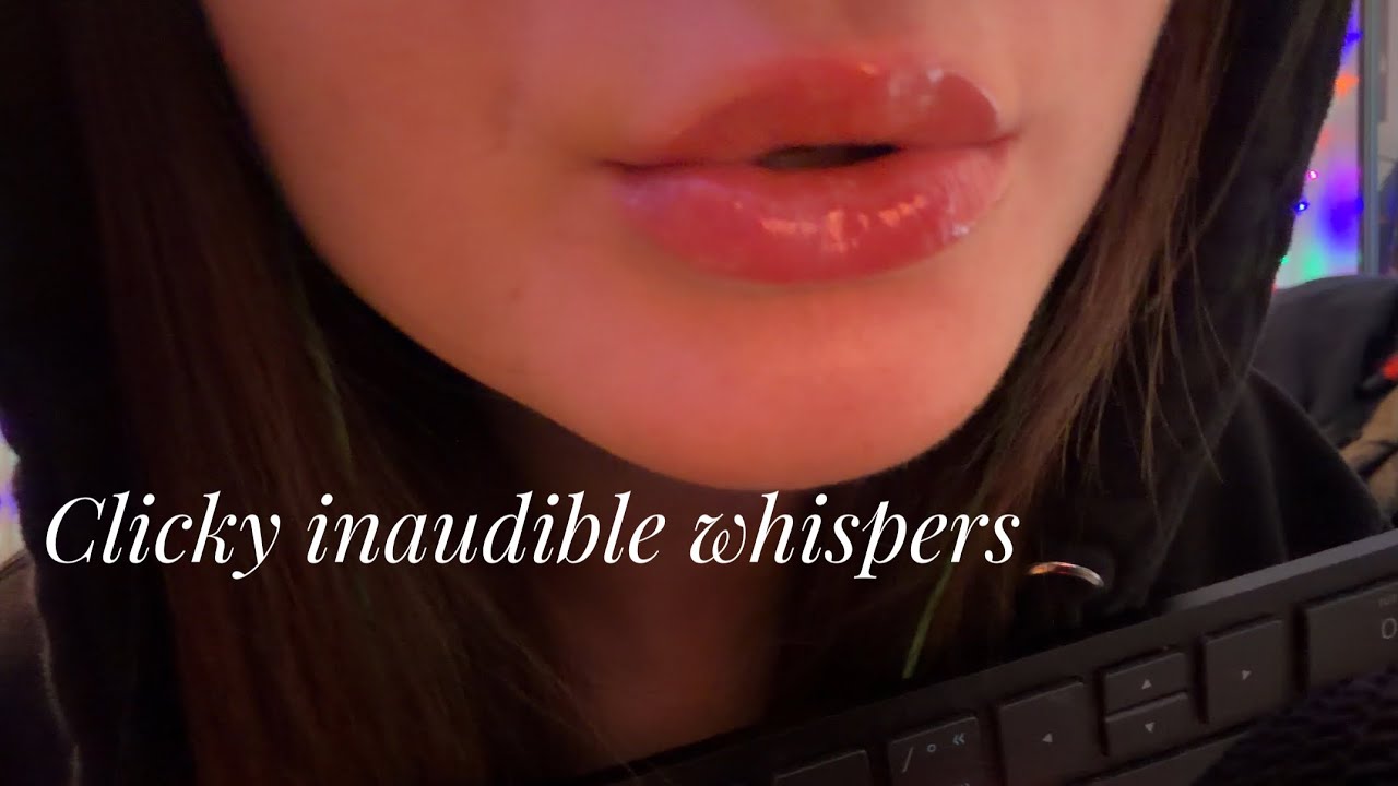 ASMR Inaudible Whispers + Clicky Keyboard Typing (Instant Tingles) ✨
