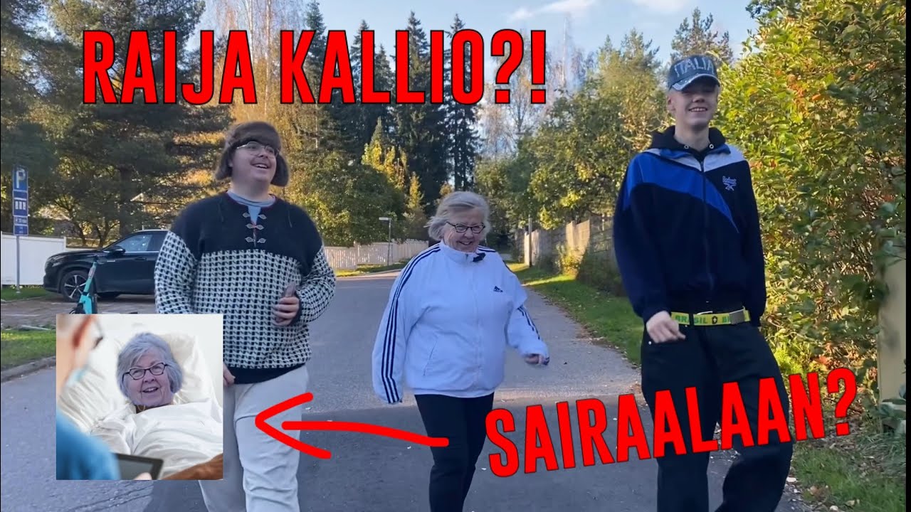 Geokätköillään Raija Kallion Kanssa (SAIRAALAREISSU?!)