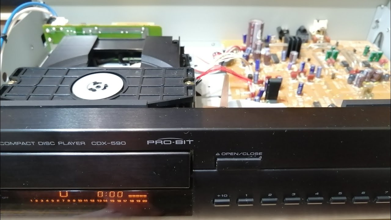 Yamaha cdx-590 Что внутри проигрывателя 🤔