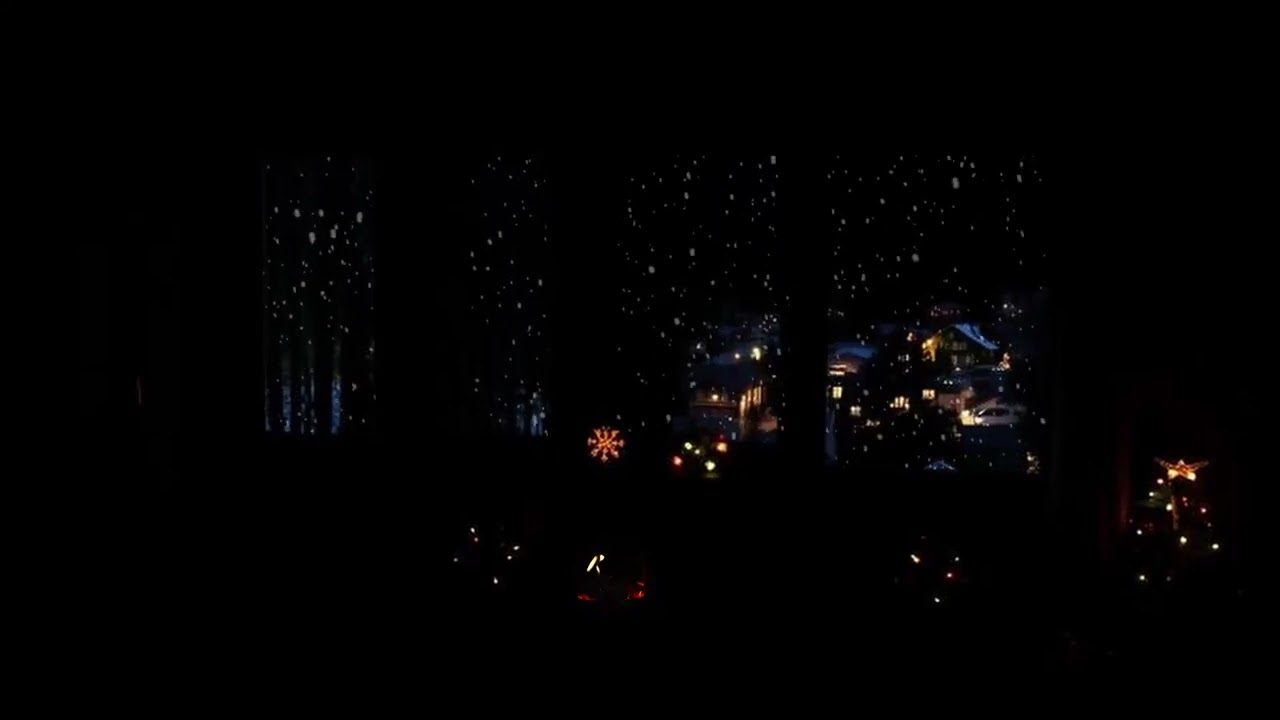 Snowed In - Fireplace Sounds for Sleeping - No Music