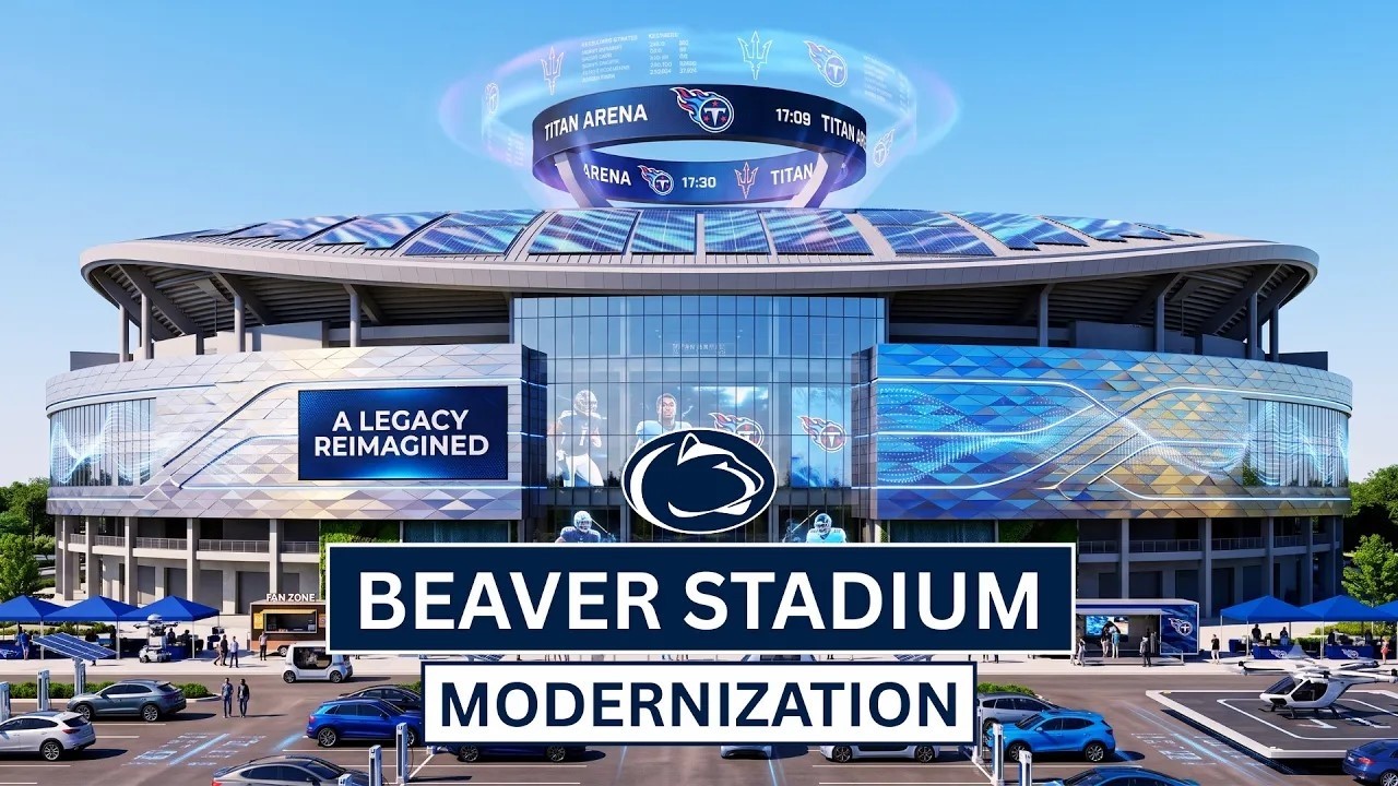 Inside PENN STATE NITTANY LIONS' $700M Beaver Stadium Modernization