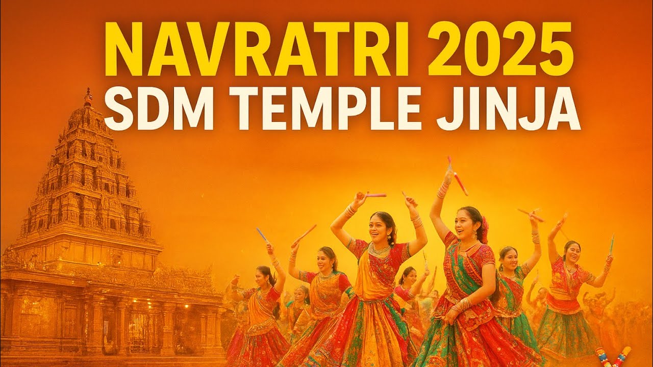 Navratri Garba 2025 🪔 | Live Dandiya Night @ SDM Temple Jinja Uganda 🇺🇬 | #shorts #navratri
