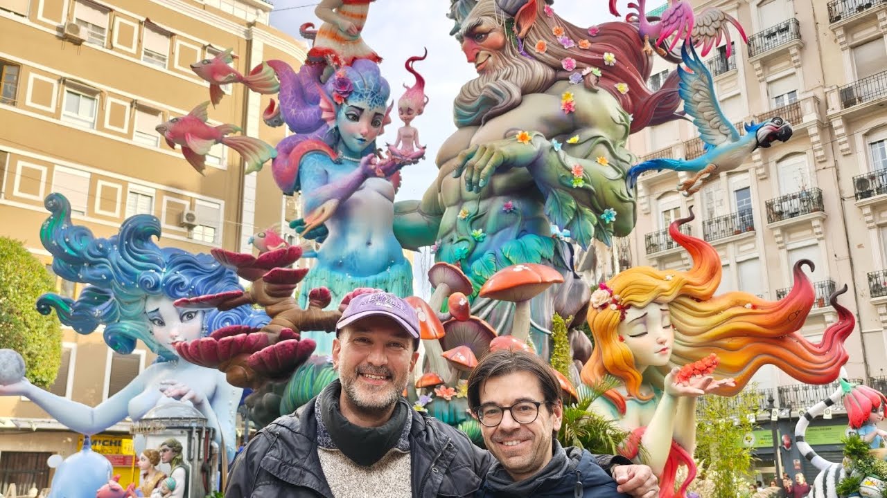 Visita a pie de Fallas de Calle Sueca L.Azor&iacute;n y Convento Jerusal&eacute;n. Secci&oacute;n especial. #2025 #fallas