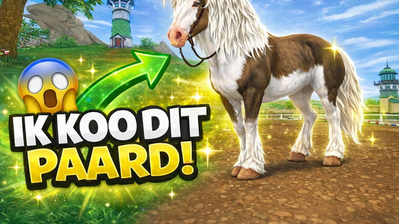 🐴 IK KON DIT PAARD NIET LATEN STAAN… 😱