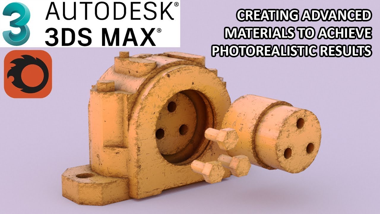 3ds max tutorial : Creating advanced 3d materials for photorealistic results