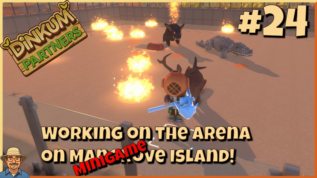 Mangrove Isle episode 24: Working on the Arena at Mangrove (Minigame) Island!