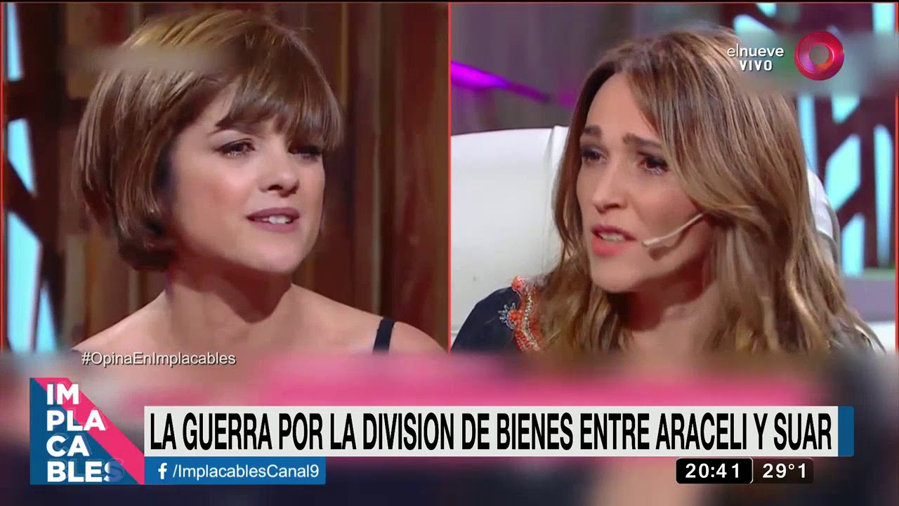 La pelea entre Araceli González y Adrian Suar