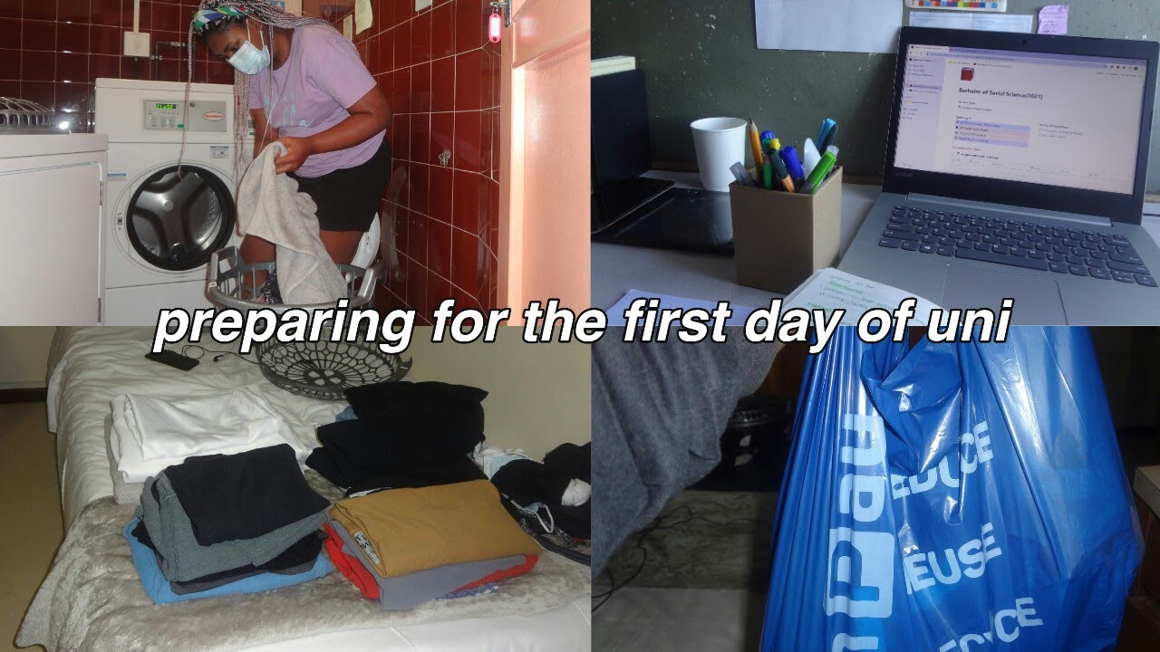 Preparing for my first day at University | UCT | South African YouTuber