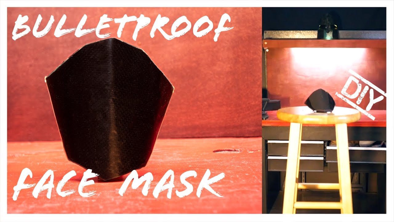 Bulletproof Face mask Armor, Kevlar build