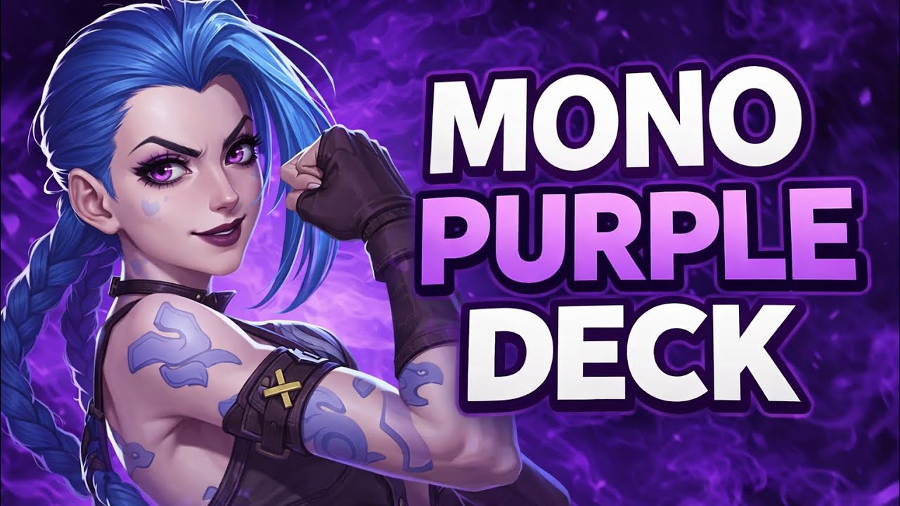 The MIGHTIEST JINX Deck! Mono-Purple JINX! - Riftbound Gameplay (Spiritforged)