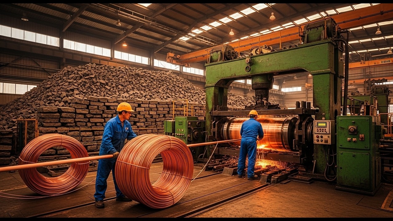 Inside The World’s Largest Copper Processing Plant | Mining to 99.99% Pure Copper Production