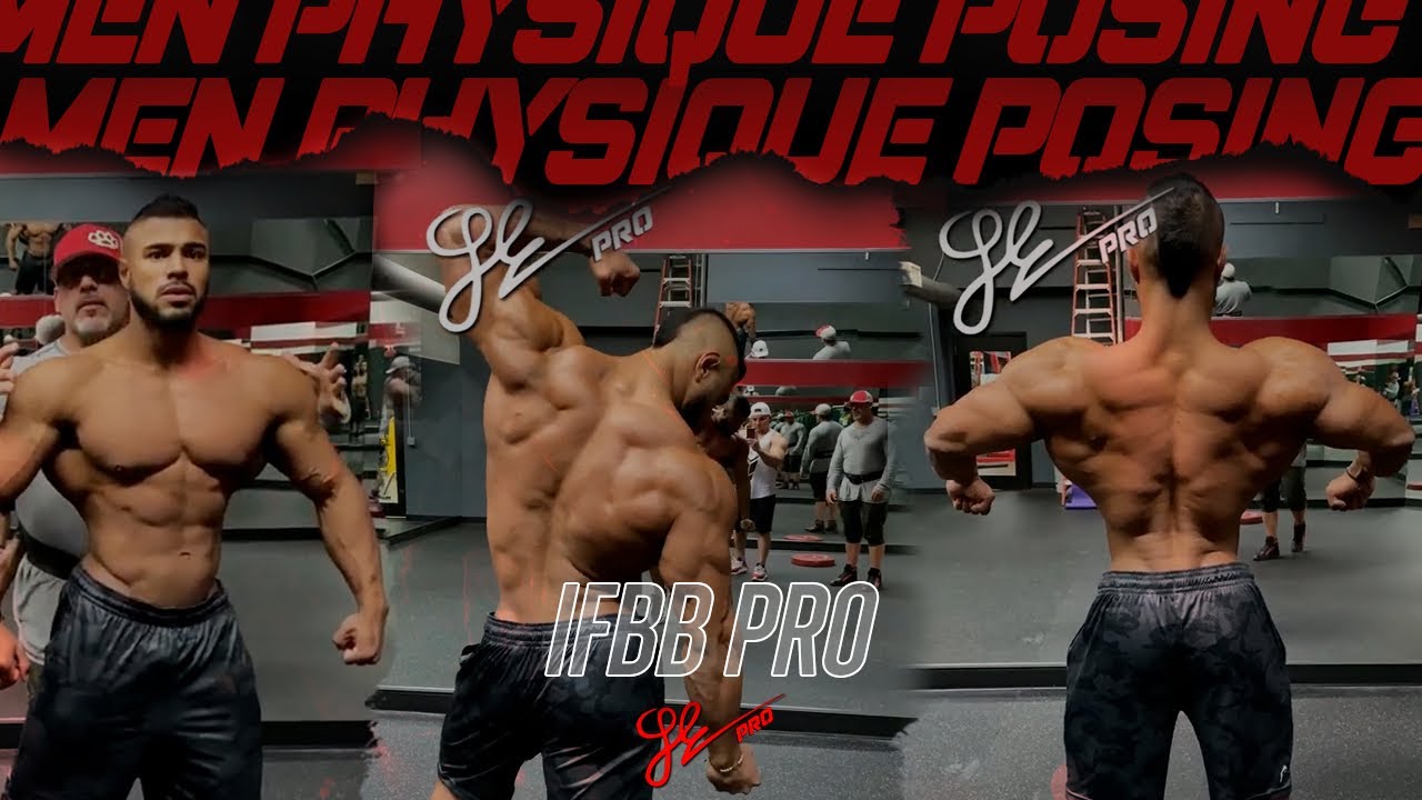 Tips, correcciones y guía de poses para mens physique guiada por un atleta IFBB PRO y juez de la NPC