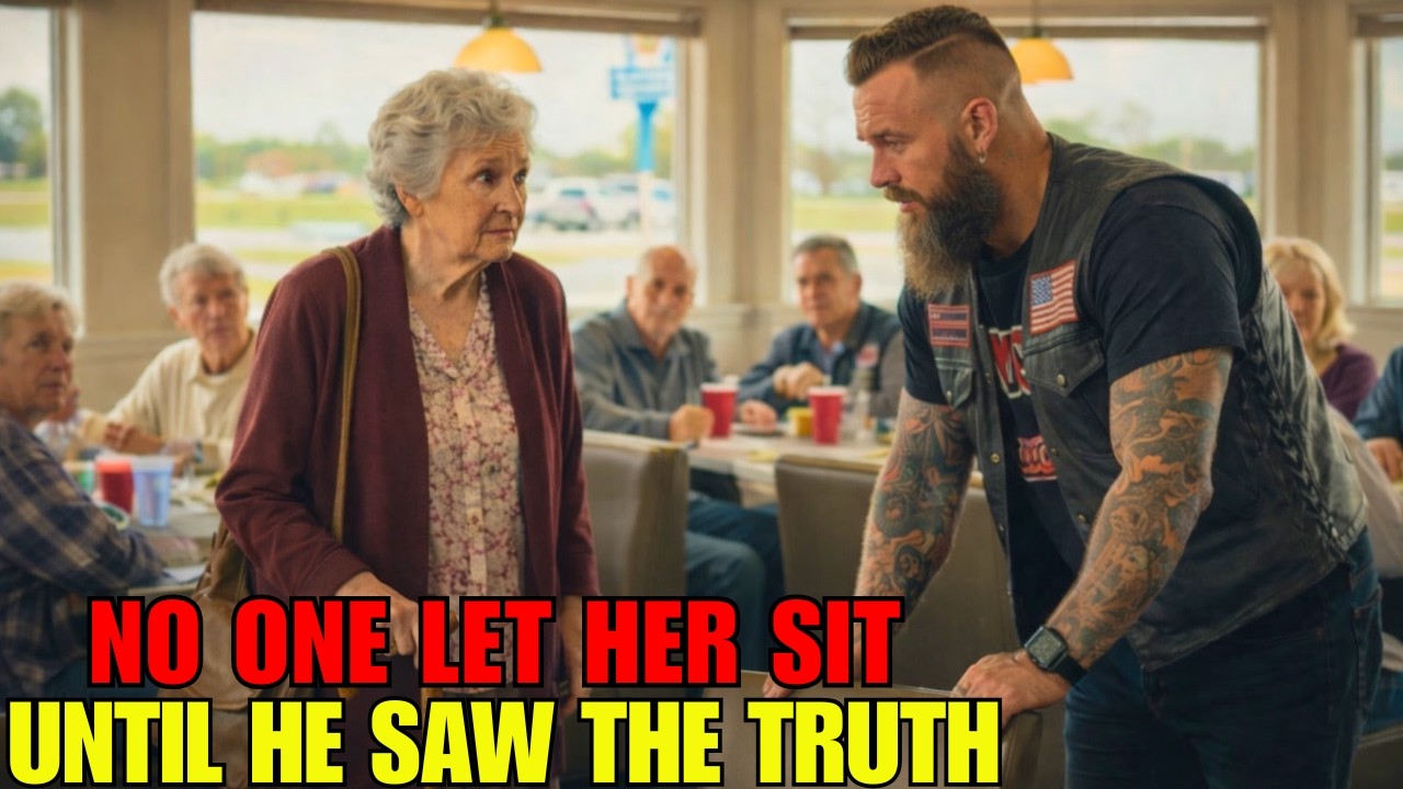 She Asked a Biker for a Seat — What He Discovered No One Else Noticed