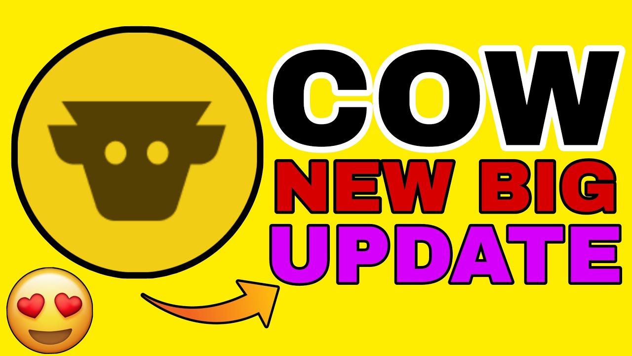 🐮Новое масштабное обновление Cow Coin 😃 🔥 | Новости Cow Coin сегодня | Криптовалюта Cow