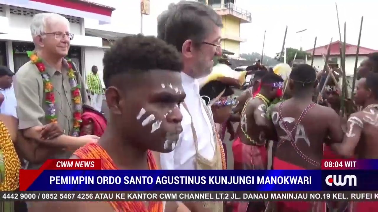 PEMIMPIN ORDO SANTO AGUSTINUS KUNJUNGI MANOKWARI PERINGATI 70 TAHUN PELAYANAN OSA