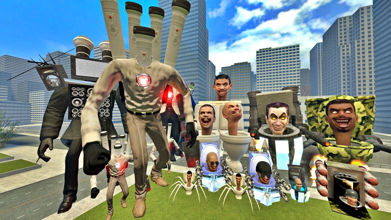 NEW TITAN FLASHLIGHT MAN MECHA BOSS VS ALL SKIBIDI TOILET BOSSES In Garry's Mod