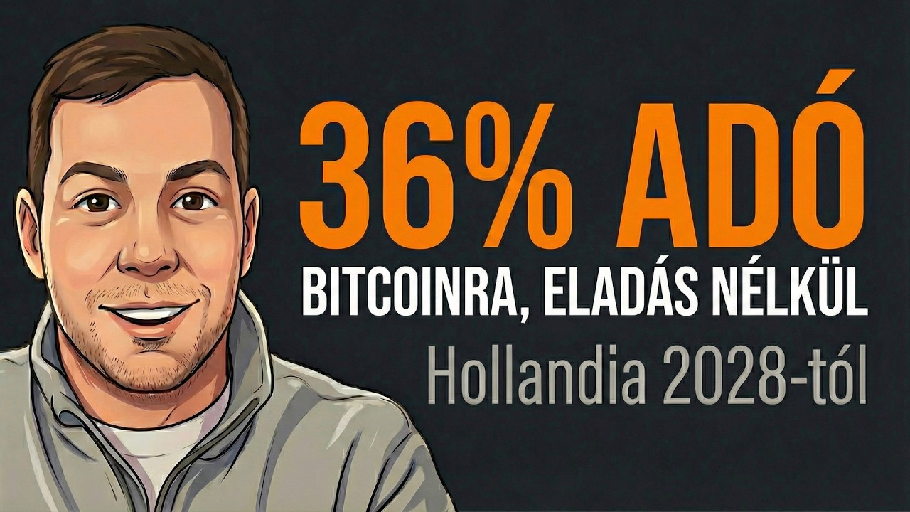 Hollandiában megszavazták: 36% adó a bitcoinra, eladás nélkül