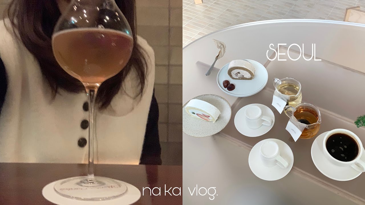 Vlog.冬のソウルで食べてばかりの３泊4日韓国旅行🇰🇷| おしゃれなカクテルバー🍸🌙