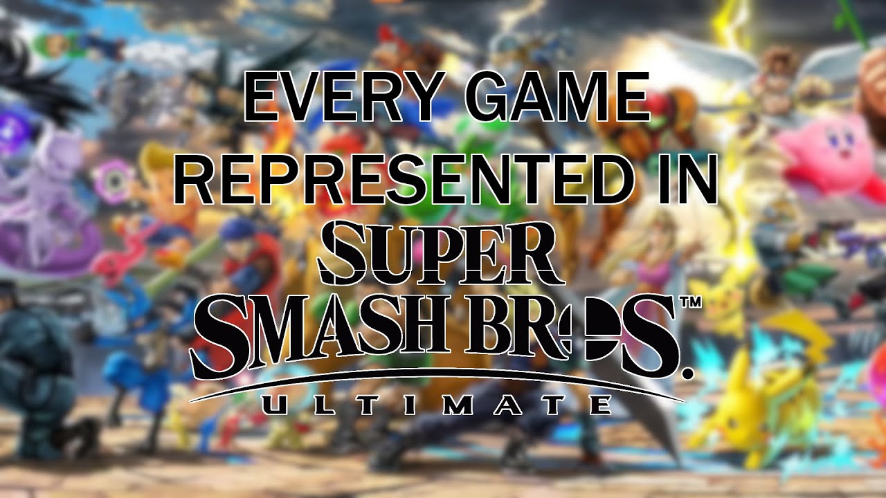 EVERY Game Represented in Super Smash Bros. Ultimate | SunsetSoloist [OUTDATED, READ DESC.]