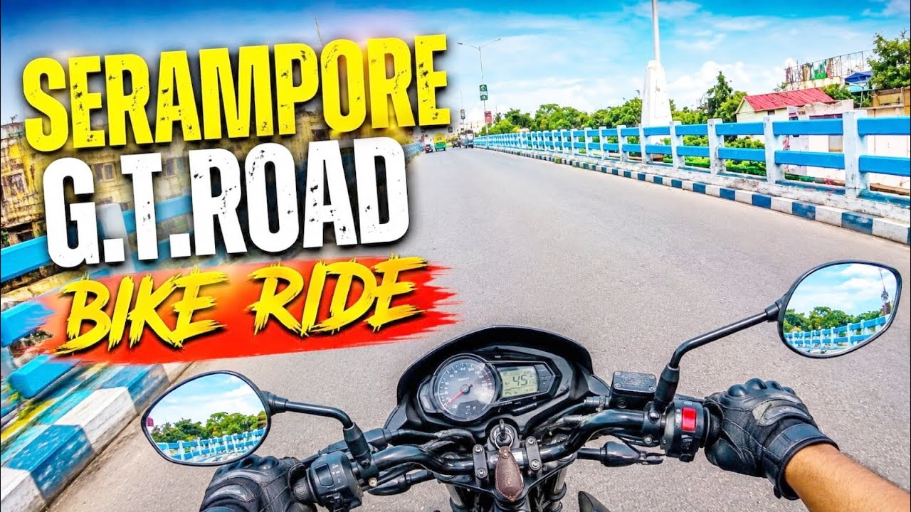 Serampore G.T.Road Bike Ride | #serampore#roadvideos#city#viralvlogs#ytviralvideo