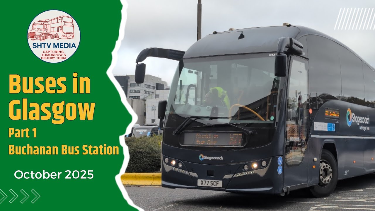 Buses at Buchanan Bus Station Glasgow | October 2025