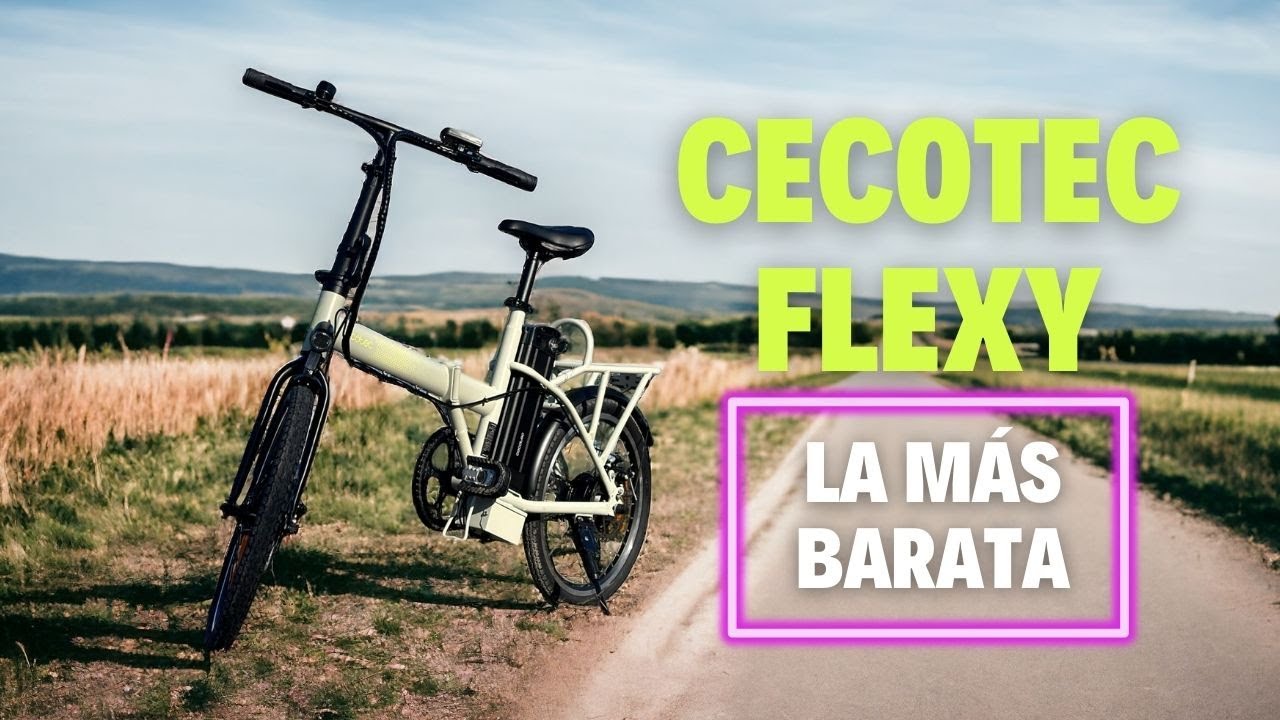 🥇 La MEJOR bici eléctrica BARATA | CECOTEC FLEXY | LEGAL | REVIEW