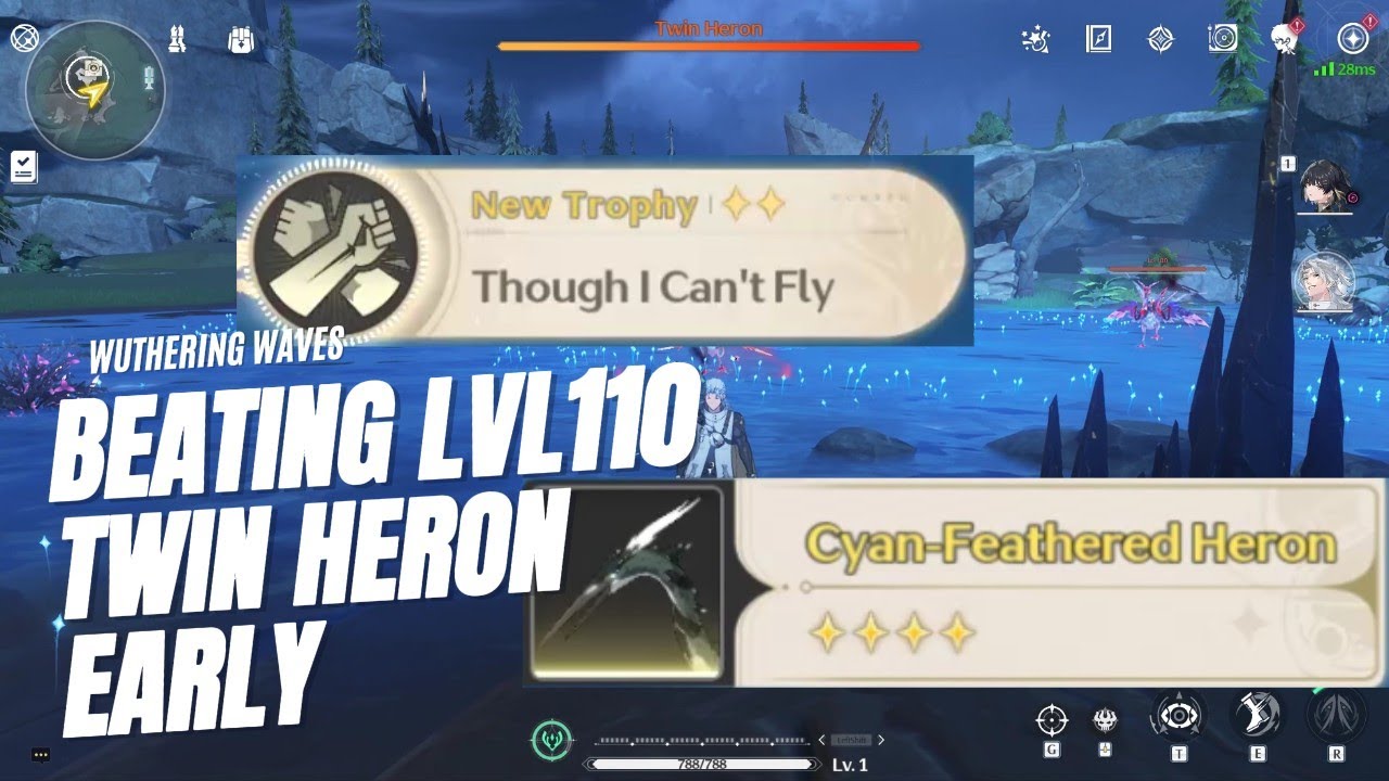 How to beat level 110 Birds (Twin Heron) early | FREE 5* Echo | Wuthering Waves