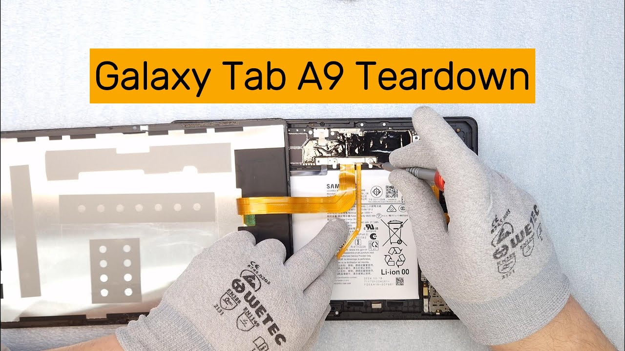 Samsung Galaxy Tab A9 Disassembly  Full Teardown Process