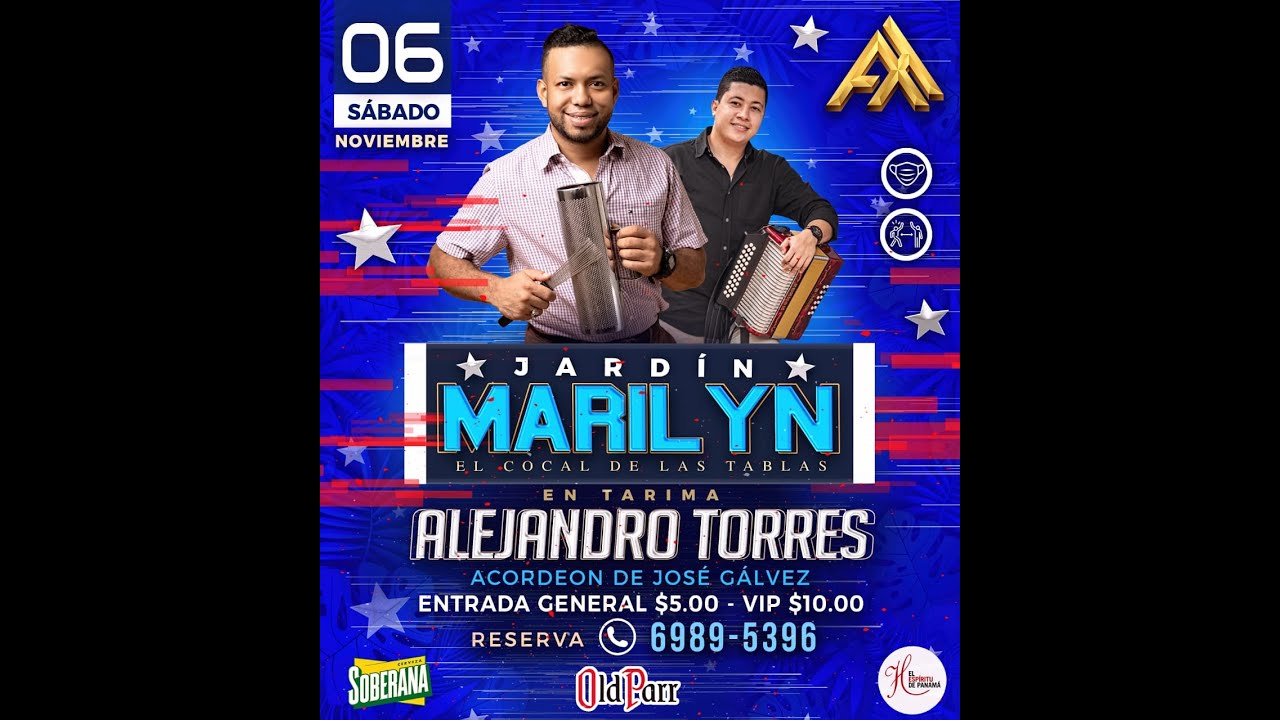 Alejandro Torres y Las Estrellas del Ritmo (Jardín Marilyn - Cocal de Las Tablas)