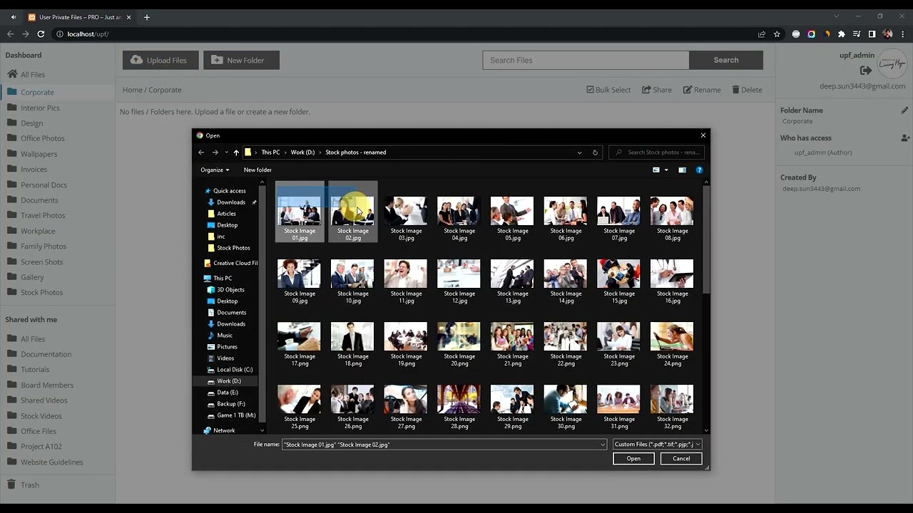 How to Upload Files using Frontend File Manager PRO