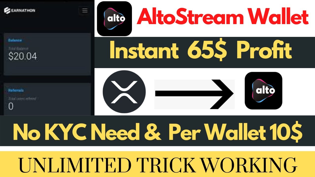 Alto Big Loot🤑। Instant 65$ Profit😱। Alto Wallet । Today Loot Offer। Crypto Loot। Wallet Offer।