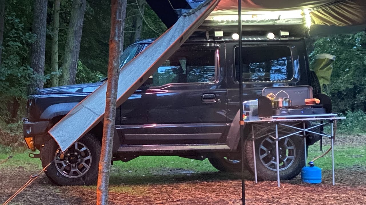 Solo Woodland Camping - Suzuki Jimny JB74 - Custom Build