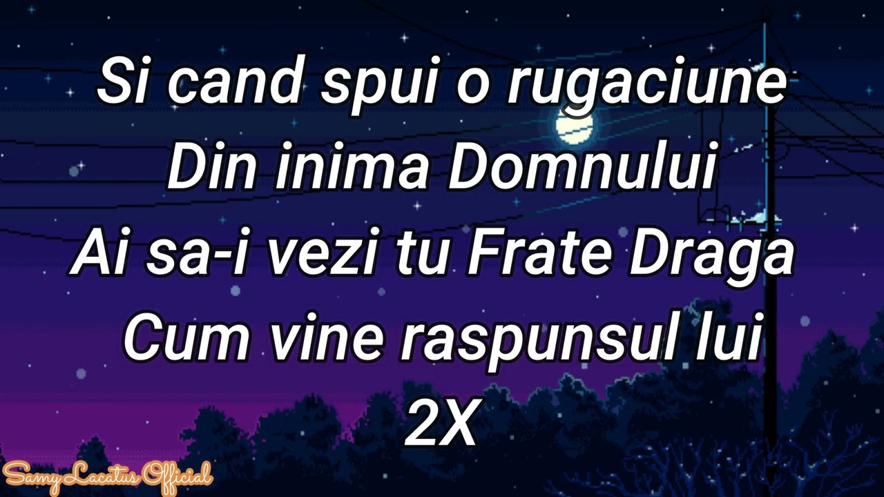Colaj Negativ Si cand spui o rugaciune,Cantati cu toti va bucurati || 2025