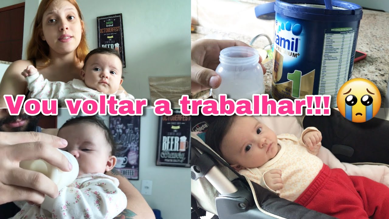 VOU VOLTAR A TRABALHAR E VOU DAR FÓRMULA PARA A BEBÊ, COMO VAI SER!!😫