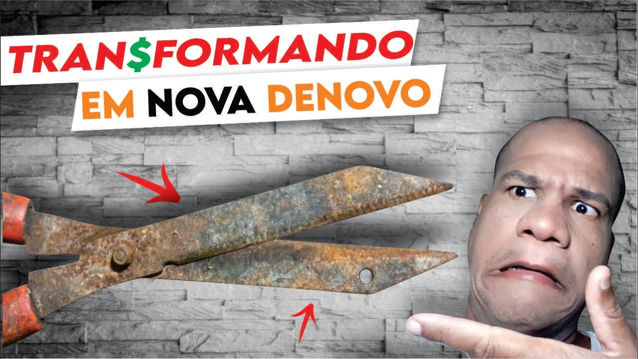 O que acontece se você afiar a tesoura de jardinagem assim (Economize corretamente)