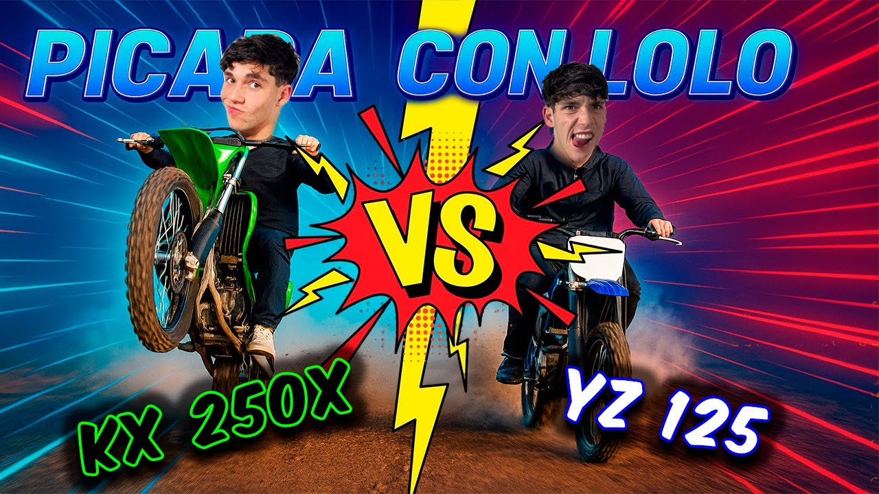 MI NUEVA KX250X VS LA YZ125 DEL LOLO - EL SONSON