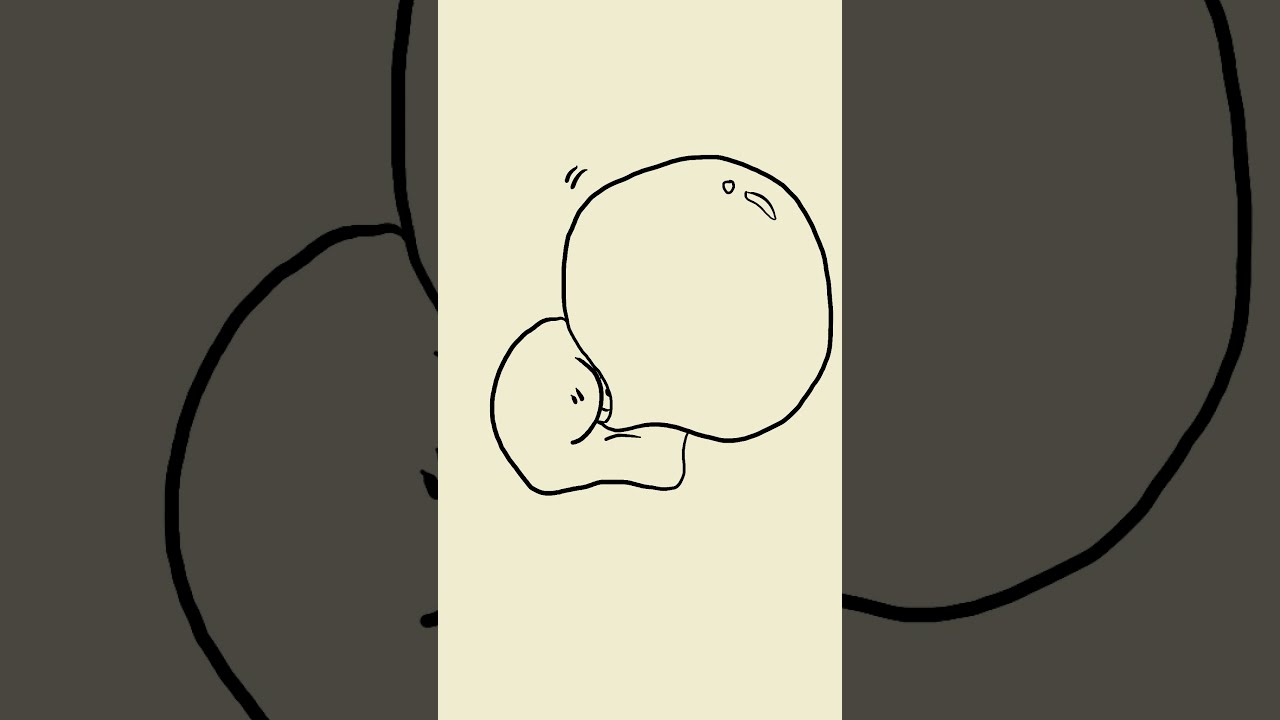 Inflate a balloon. #Animation #Shorts