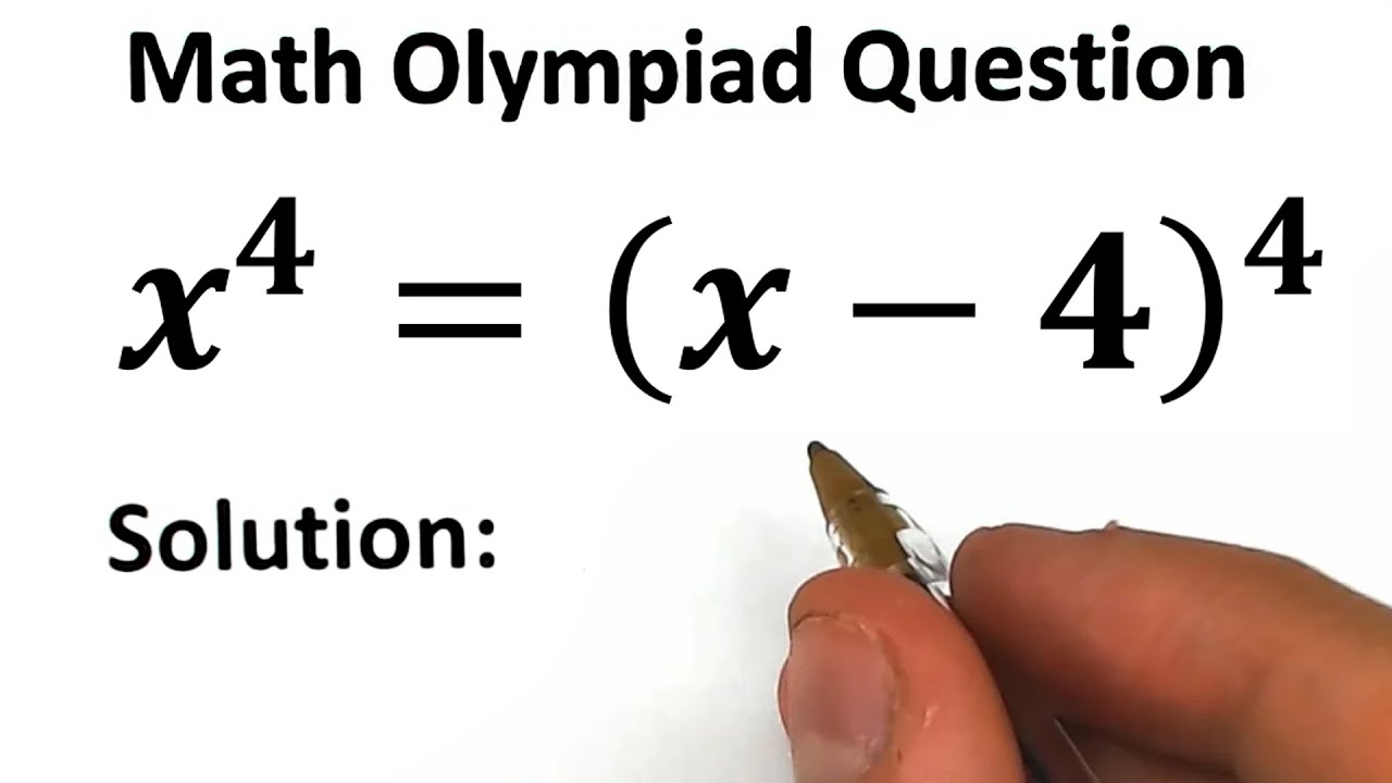 France - Math Olympiad Problem | Be Careful!