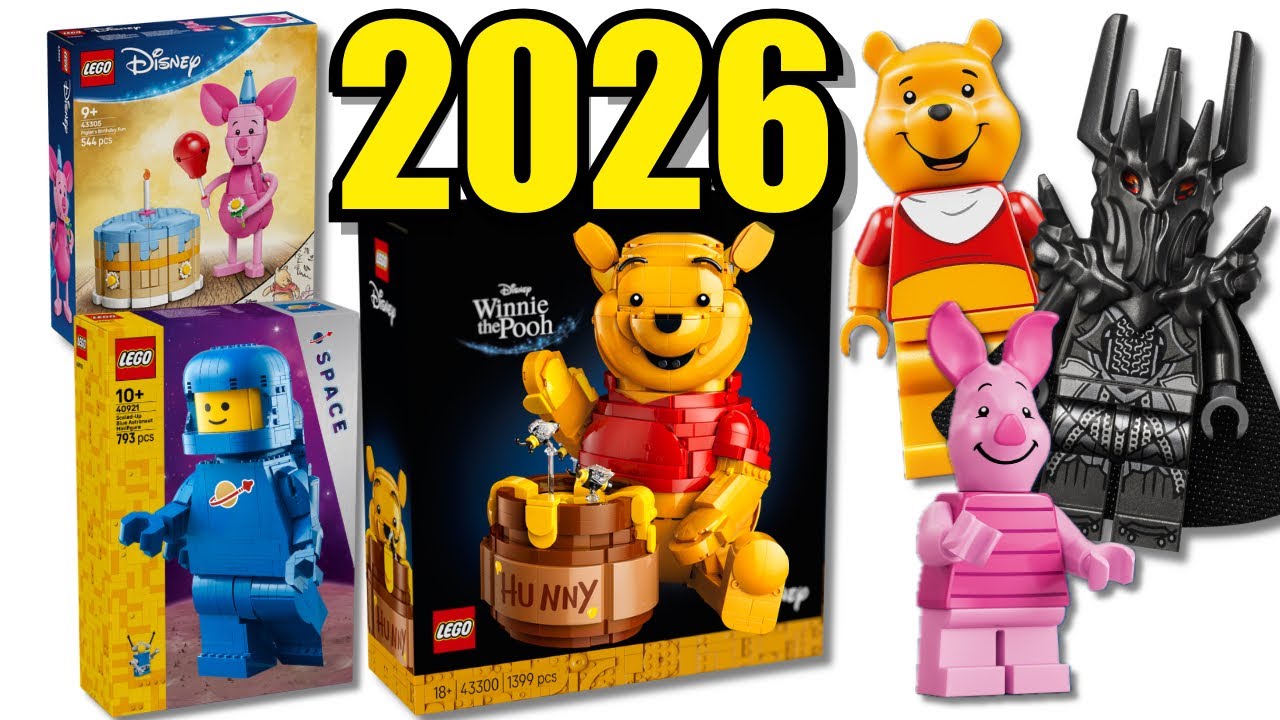 HUGE LEGO 2026 REVEALS! Disney, GIANT Space Minifig, Lord of the Rings and MORE!