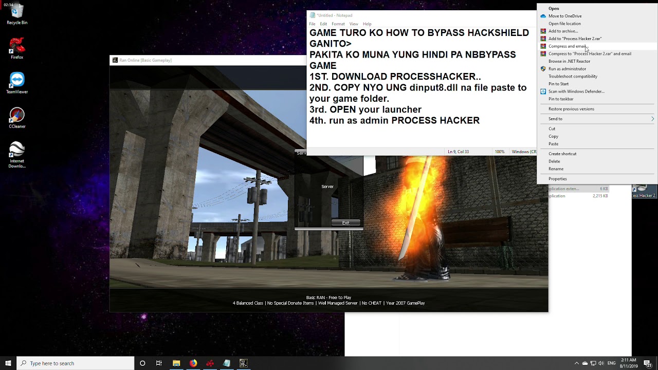 HOW TO BYPASS HACKSHIELD 2019