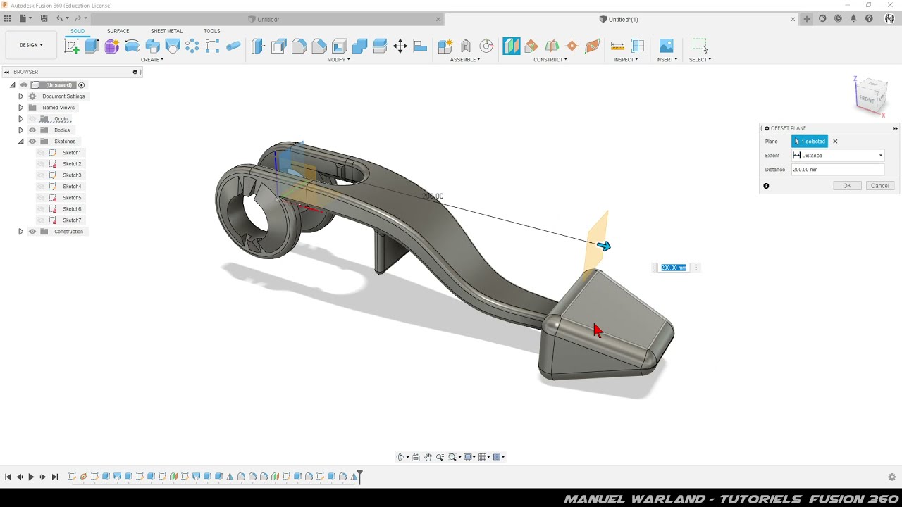 Fusion 360 - Pièce un peu spéciale