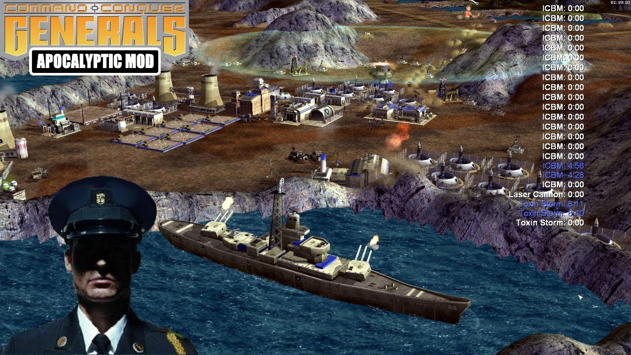 HOW TO WIN 7 STEALTH GENERALS - C&C Generals Zero Hour APOCALYPTIC 2.2